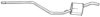 AKS DASIS SG14407 Middle Silencer